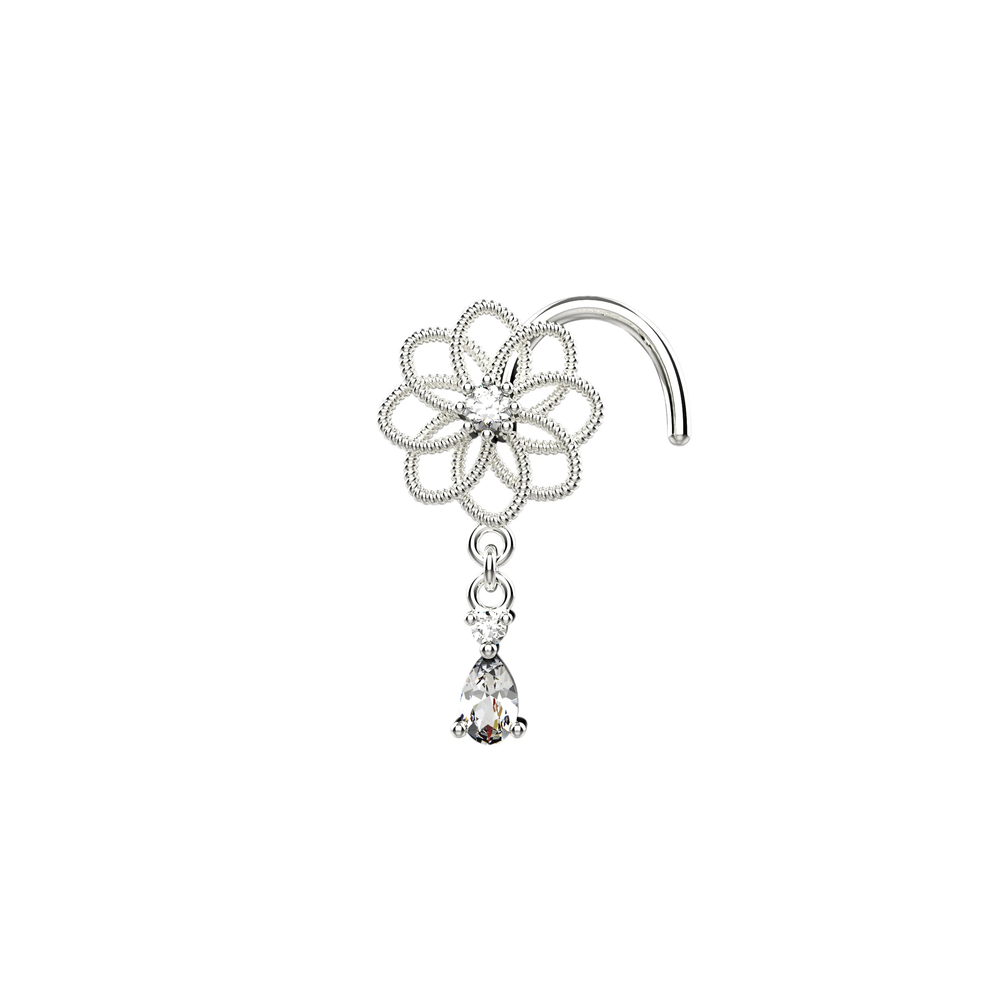 Gold Nose Piercing | Elegant Nose Ring Jewelry for Women