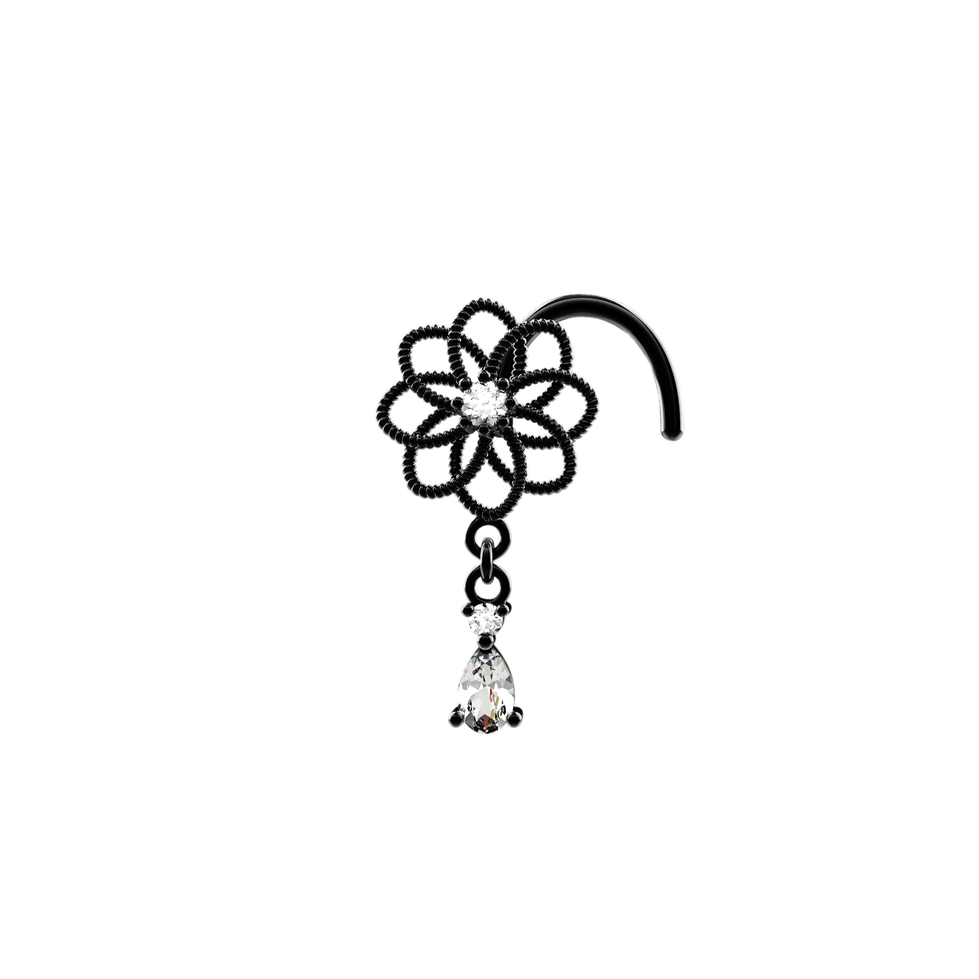 Gold Nose Piercing | Elegant Nose Ring Jewelry for Women