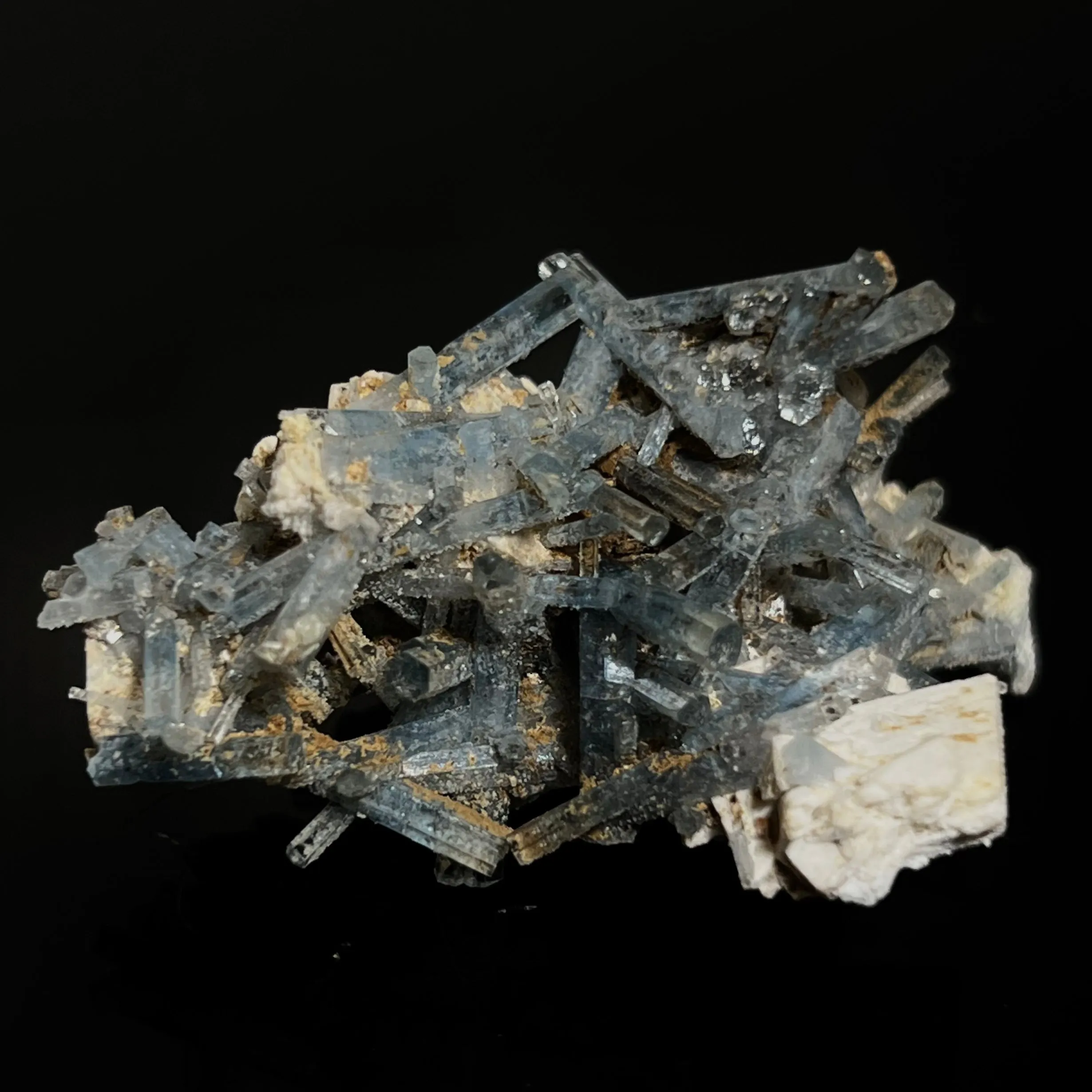 Gorgeous Aquamarine Specimen with Feldspar, Erongo Mountain, Erongo Region, Namibia, Erongo Aquamarine Crystal, Crystal Healing