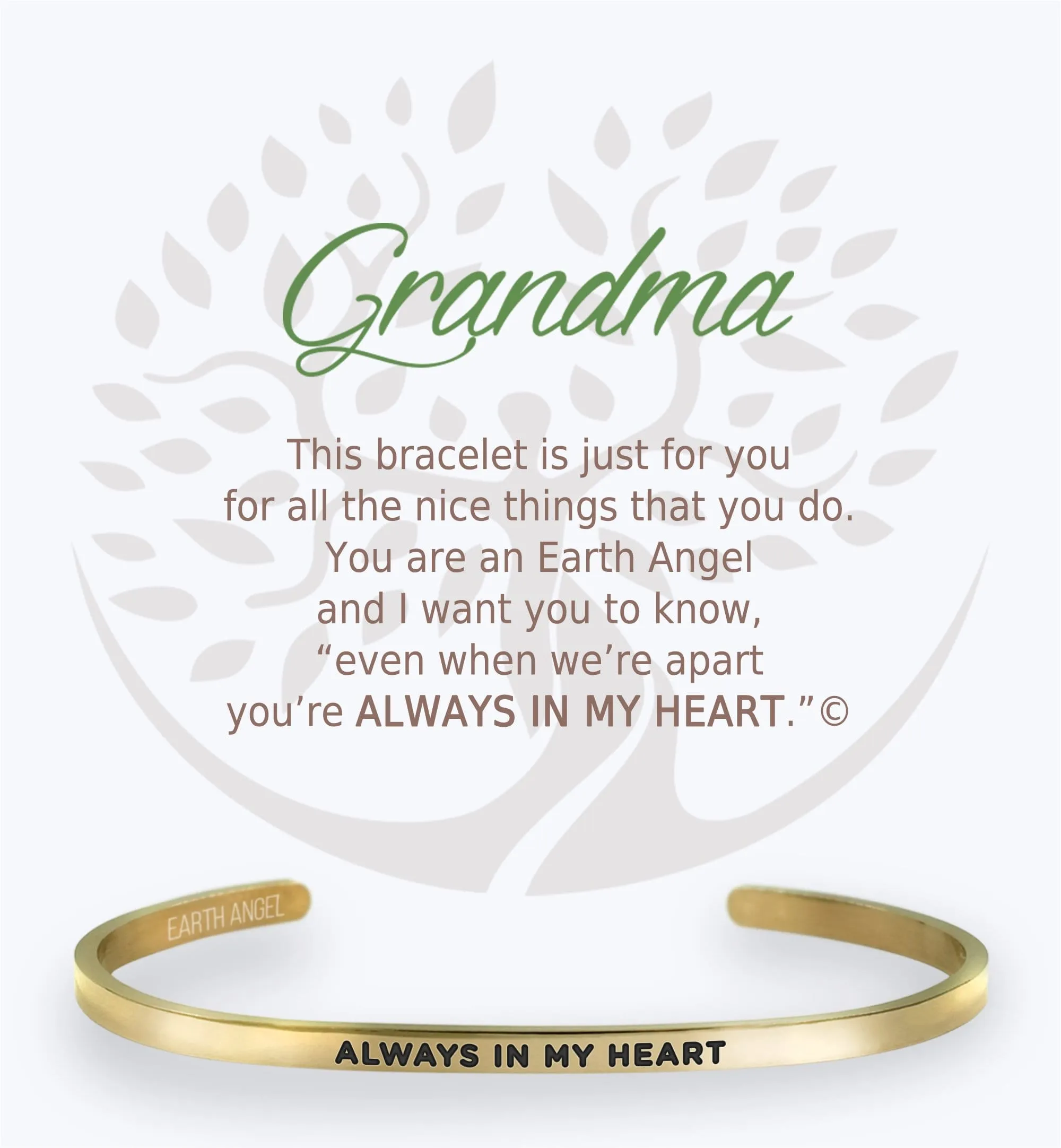 Grandma: Cuff Bracelet