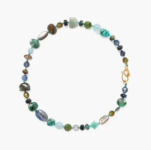 Green Mix Pandora Necklace