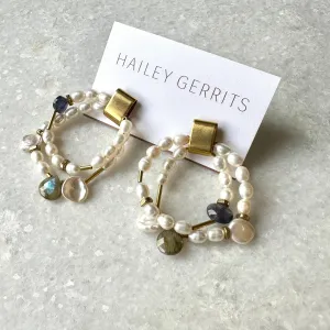 Hailey Gerrits // Surya Pearl Earrings