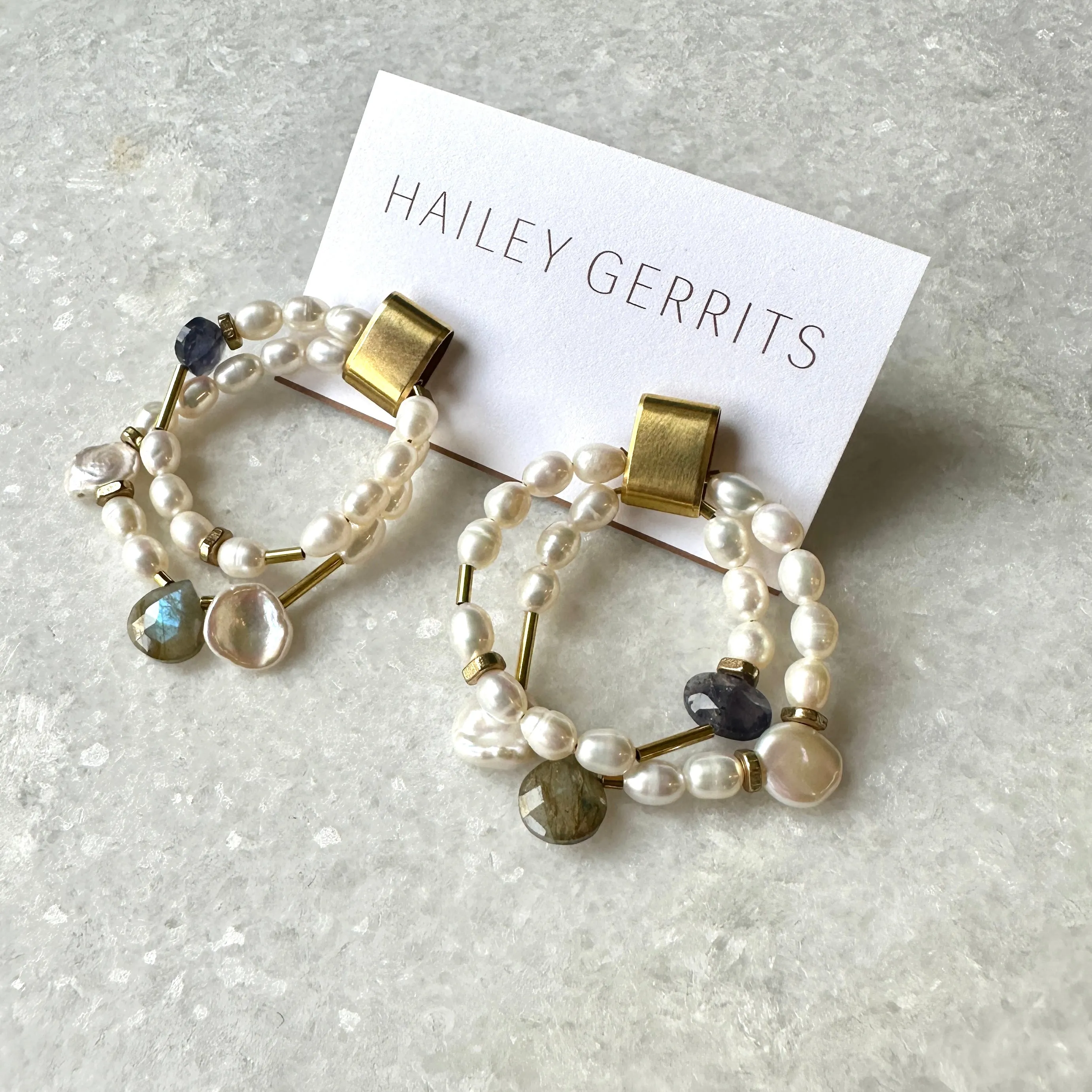 Hailey Gerrits // Surya Pearl Earrings