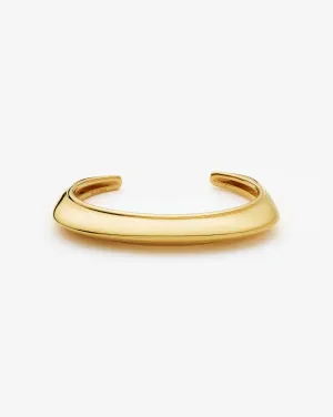 Hera Dome Statement Cuff Bracelet | 18k Gold Plated