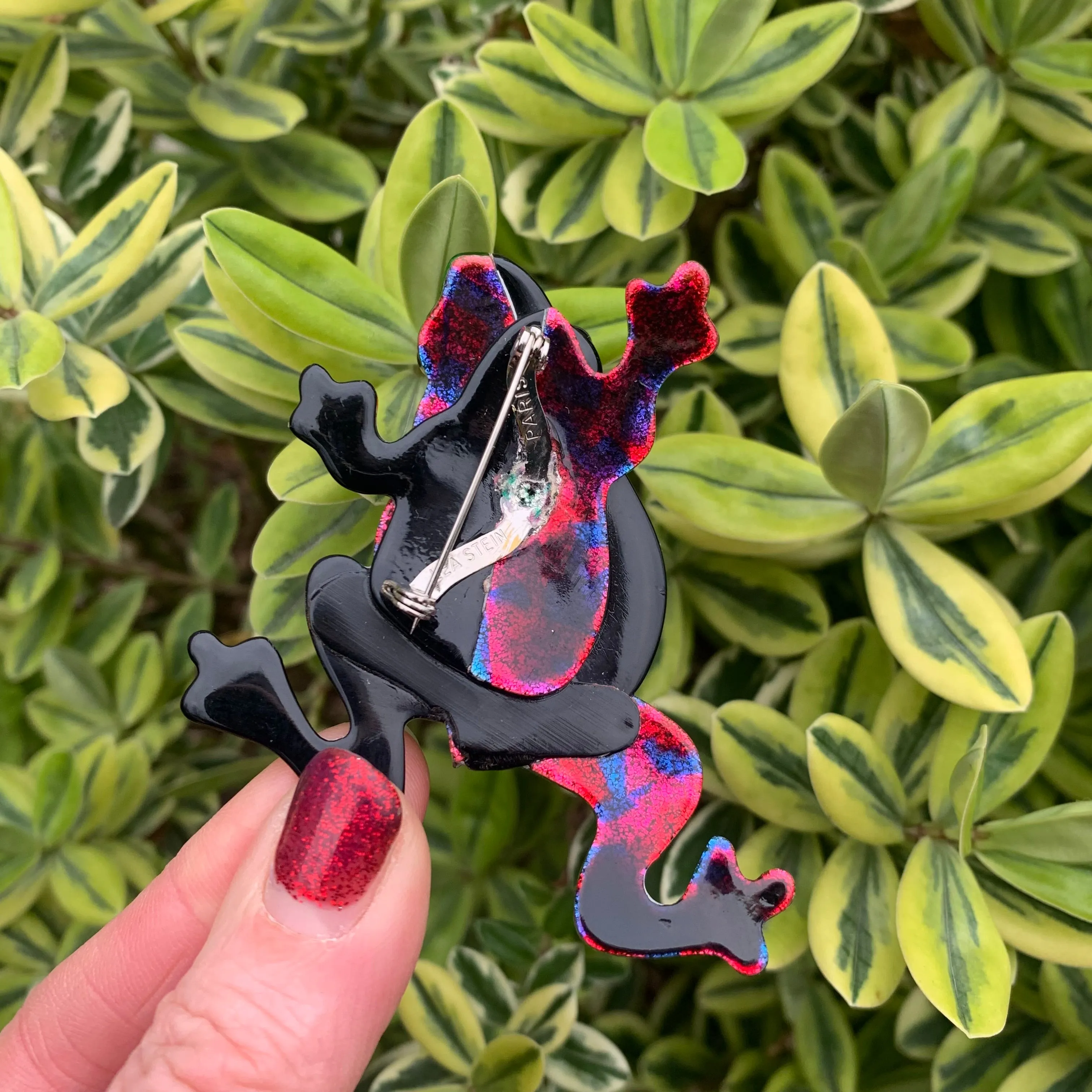 Lea Stein Frog Brooch