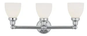 Livex Classic 3 Light Polished Chrome Bath Light - C185-1023-05