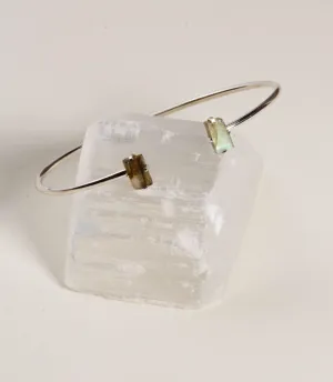 Luna Norte Equinox Labradorite Cuff Bracelet - Sterling Silver