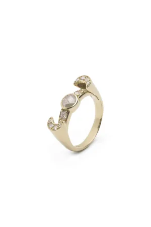 Luna Ring Opal Cabochon