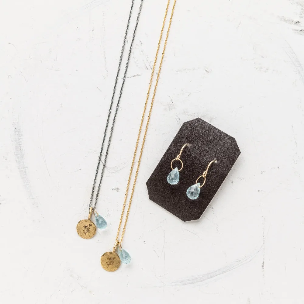 March Birth Flower Necklace: Cherry Blossom