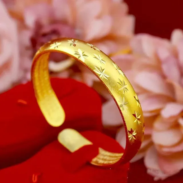No Fading 24K Shajin Women's Wedding Bracelet