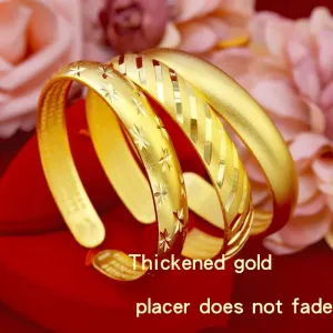 No Fading 24K Shajin Women's Wedding Bracelet