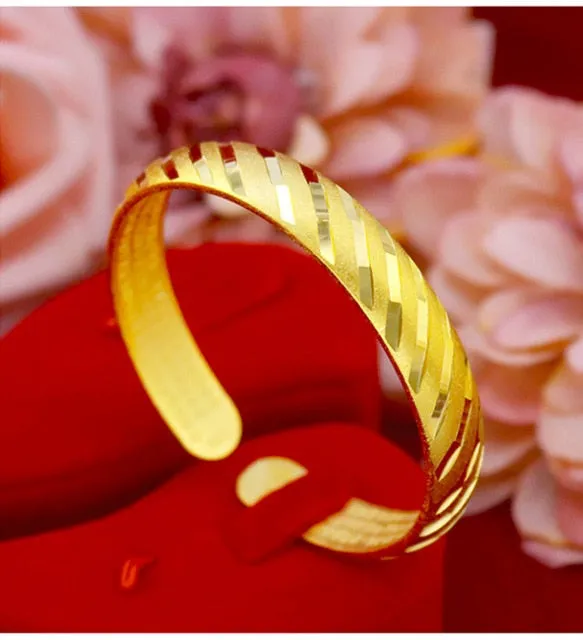 No Fading 24K Shajin Women's Wedding Bracelet