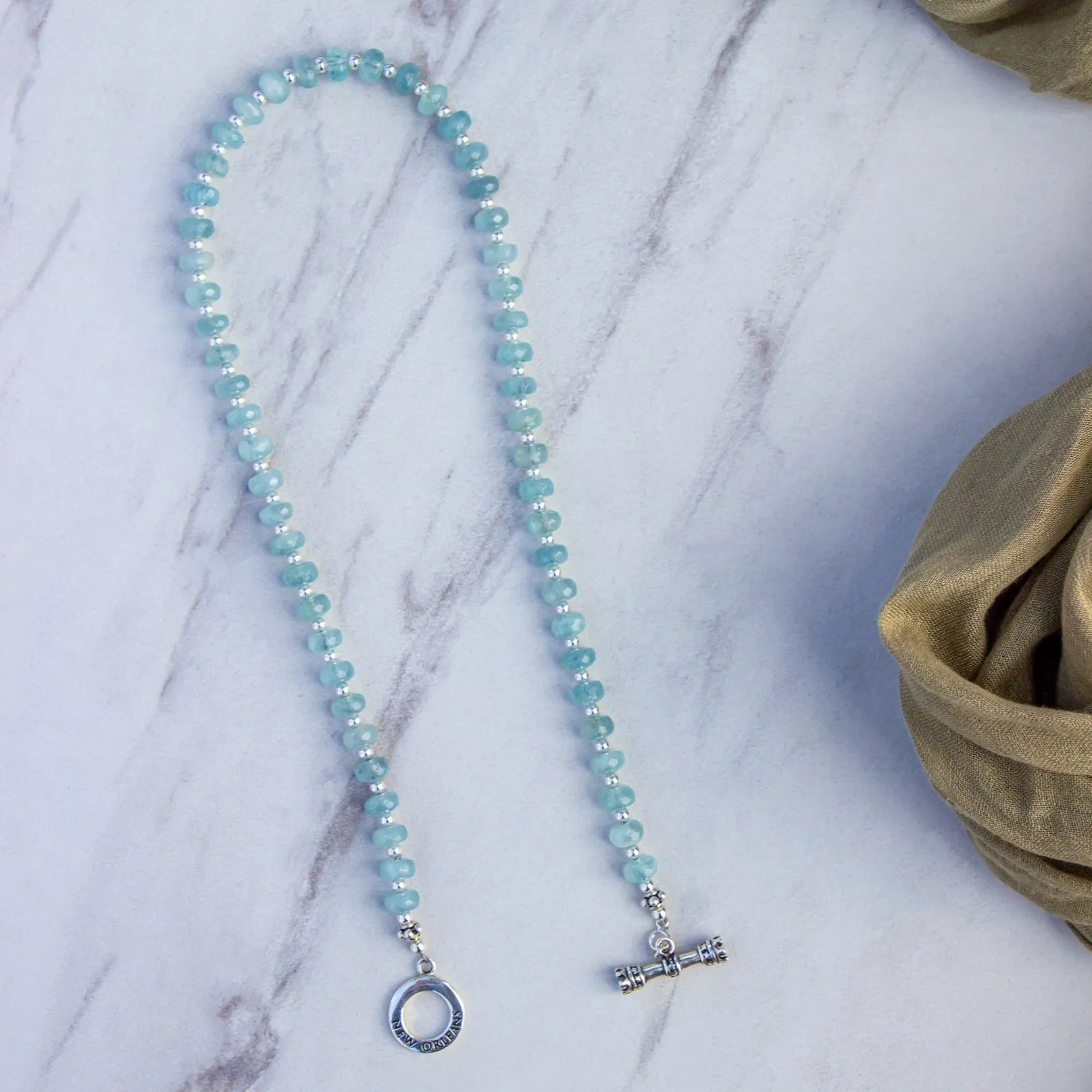 Ocean Breeze Signature Aquamarine Necklace