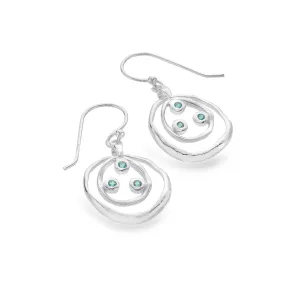 Ocean embrace earrings