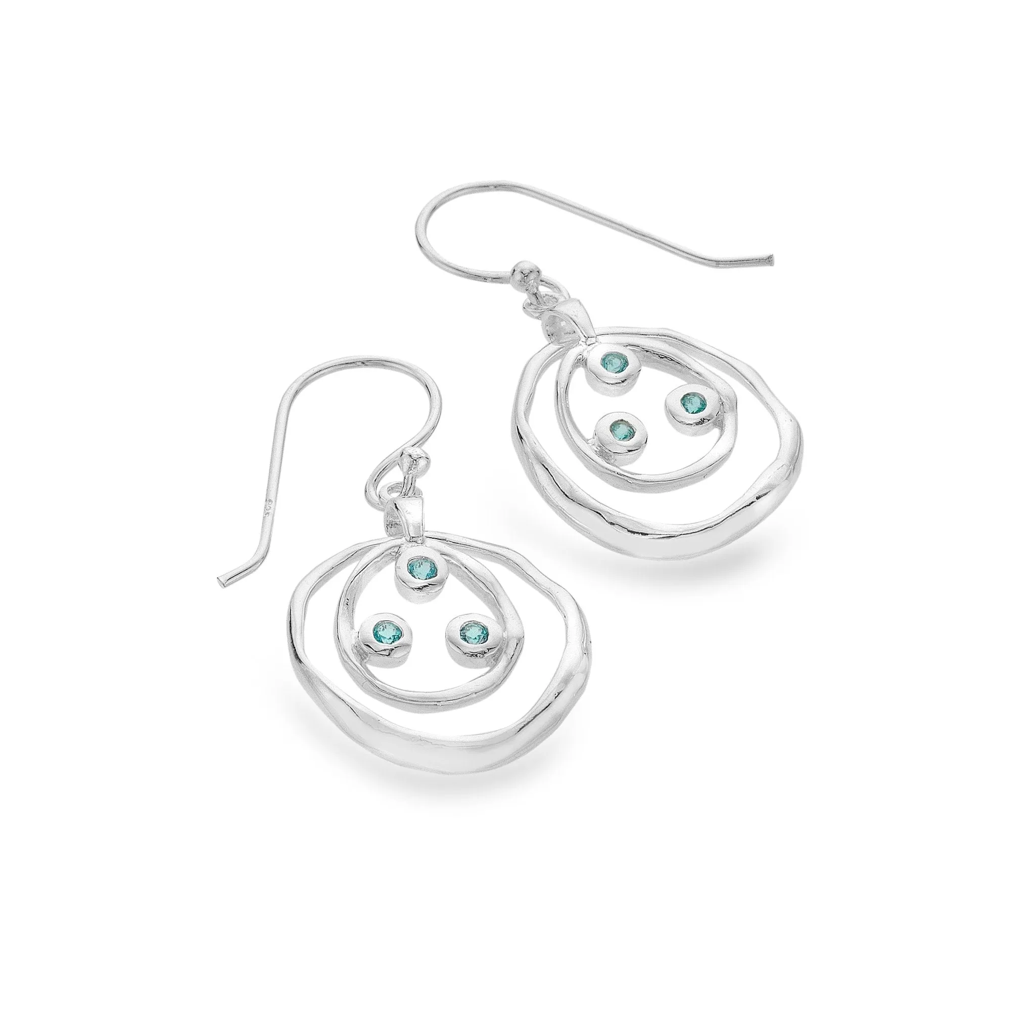 Ocean embrace earrings