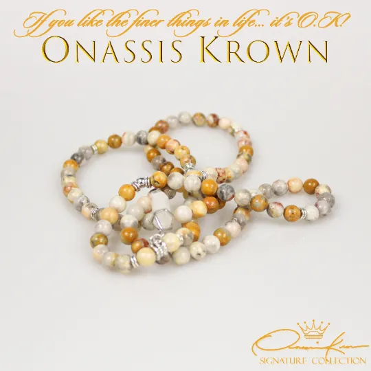 Ocean Jasper Mala Prayer Beads