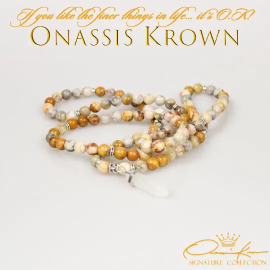 Ocean Jasper Mala Prayer Beads