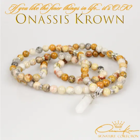 Ocean Jasper Mala Prayer Beads