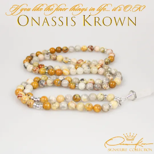 Ocean Jasper Mala Prayer Beads