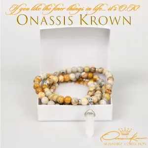 Ocean Jasper Mala Prayer Beads
