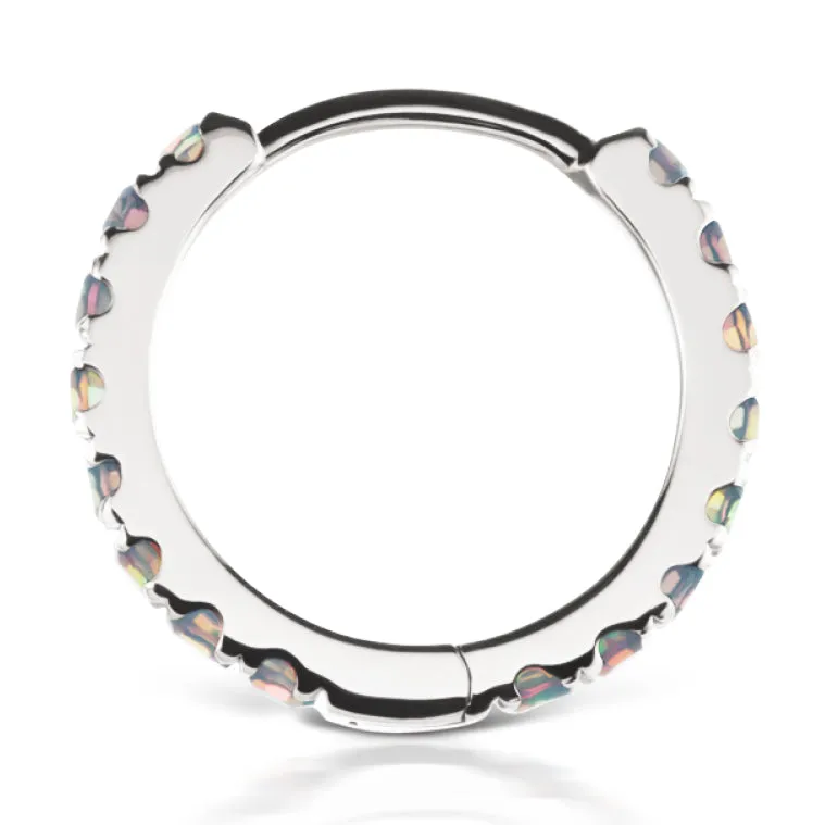 Opal Eternity Earring by Maria Tash in White Gold