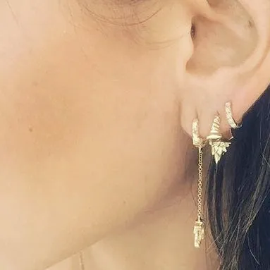 Opal Eternity Earring by Maria Tash in White Gold