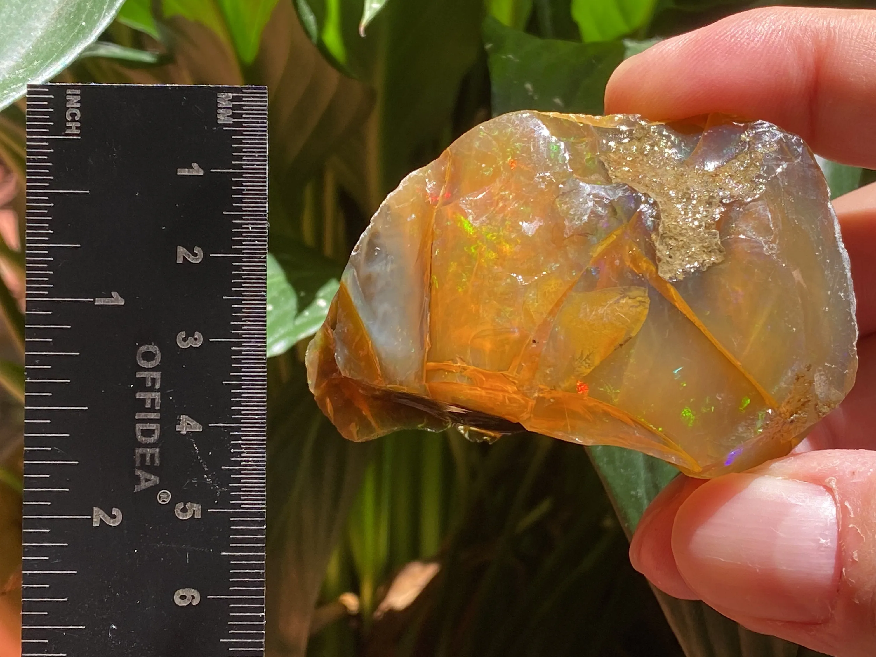 OPAL Raw Crystal - Floating Opal, B Grade - Ethiopian Opal Vial, Water Opal, Welo Opal, 47129