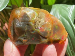 OPAL Raw Crystal - Floating Opal, B Grade - Ethiopian Opal Vial, Water Opal, Welo Opal, 47129