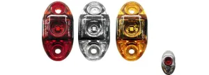 Pack of Six Tecniq S21 Heavy Duty 2 Sidemarker Oval Marker Lamps