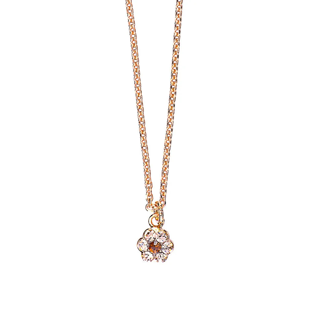 Petite Flower Pendant in "Chai" *Preorder*