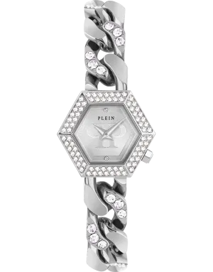 Philipp Plein - The Hexagon Quartz Groumette Crystal 28mm Watch - PWWBA0123 - 788075