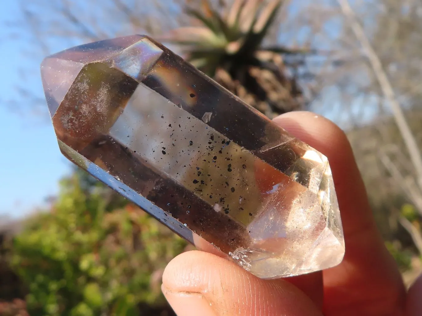 Polished Mixed Smokey Quartz Points x 20 From Madagascar