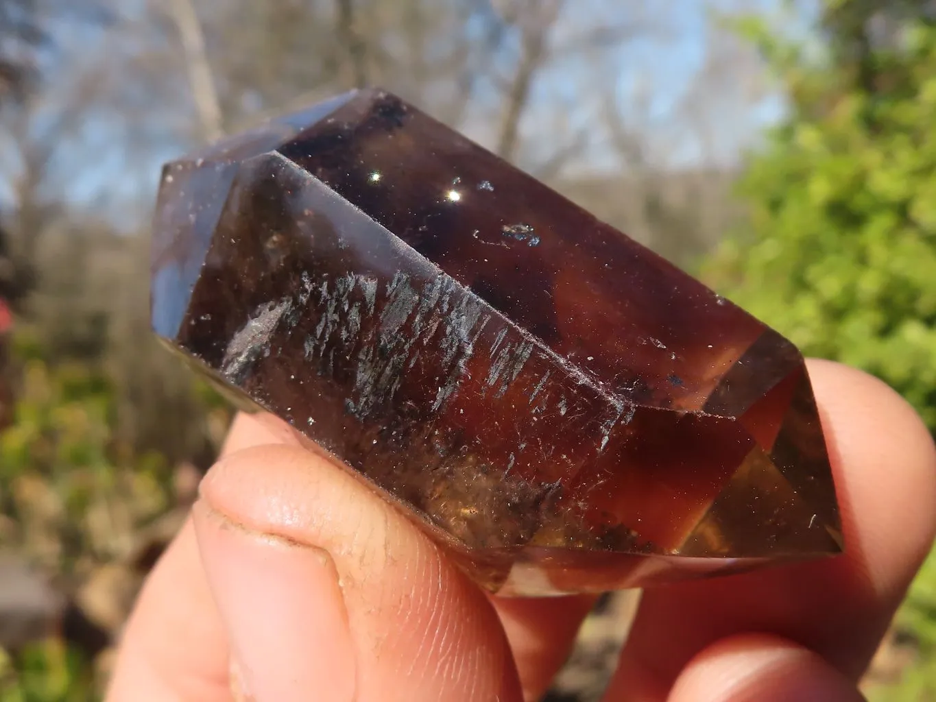 Polished Mixed Smokey Quartz Points x 20 From Madagascar