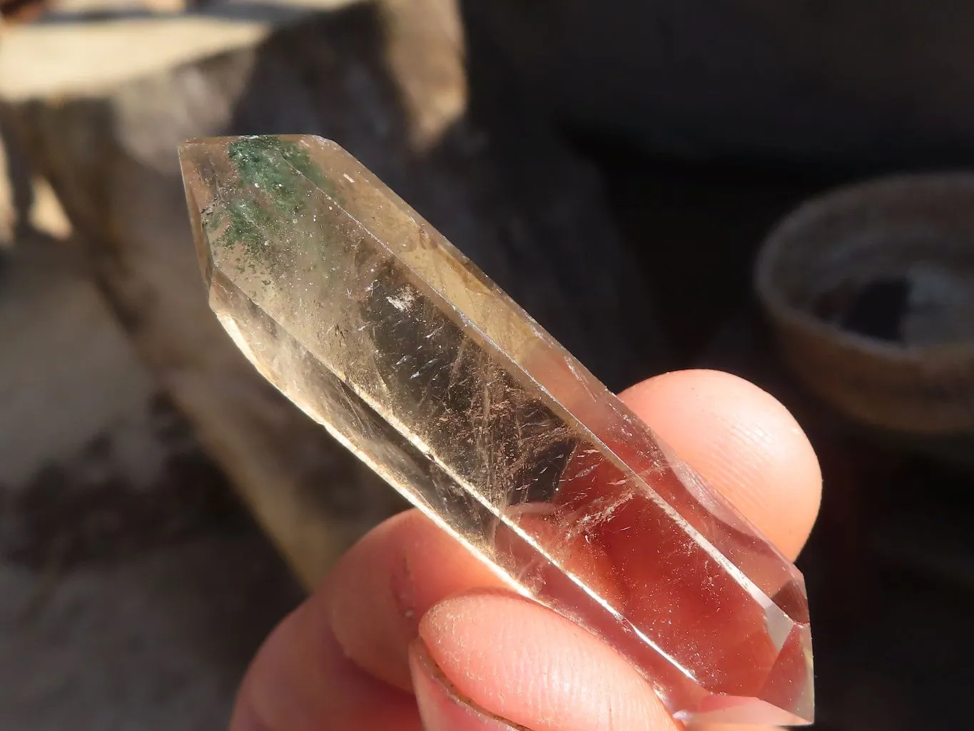 Polished Mixed Smokey Quartz Points x 20 From Madagascar