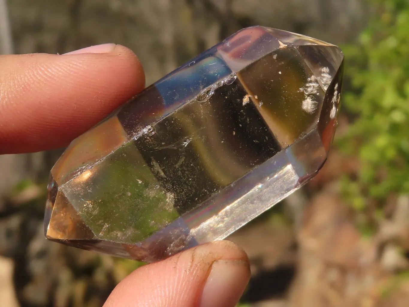 Polished Mixed Smokey Quartz Points x 20 From Madagascar