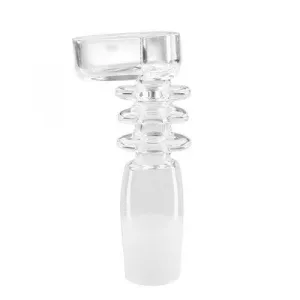 Quartz Domeless Wry Neck Dab Nail - 19mm Male