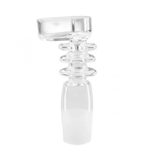 Quartz Domeless Wry Neck Dab Nail - 19mm Male