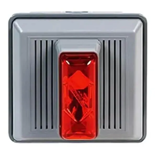 RKI 4 Wire Strobe/Horn, Outdoor, Panel Mount, 24 VDC