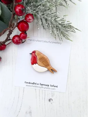 Robin Redbreast Brooch