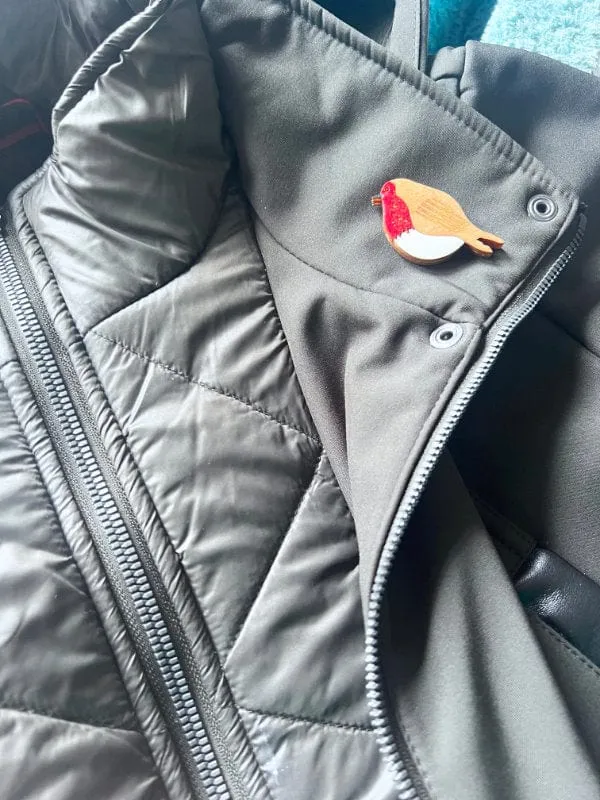 Robin Redbreast Brooch