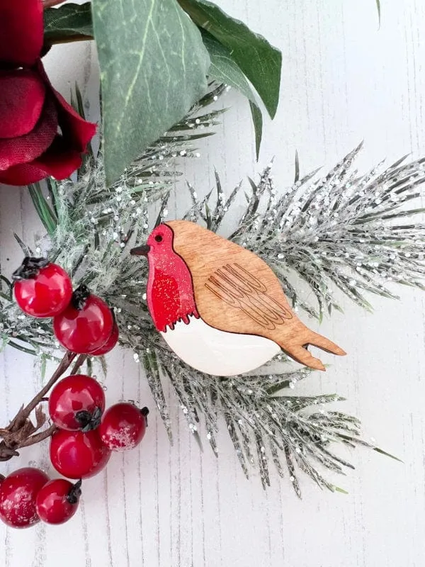 Robin Redbreast Brooch