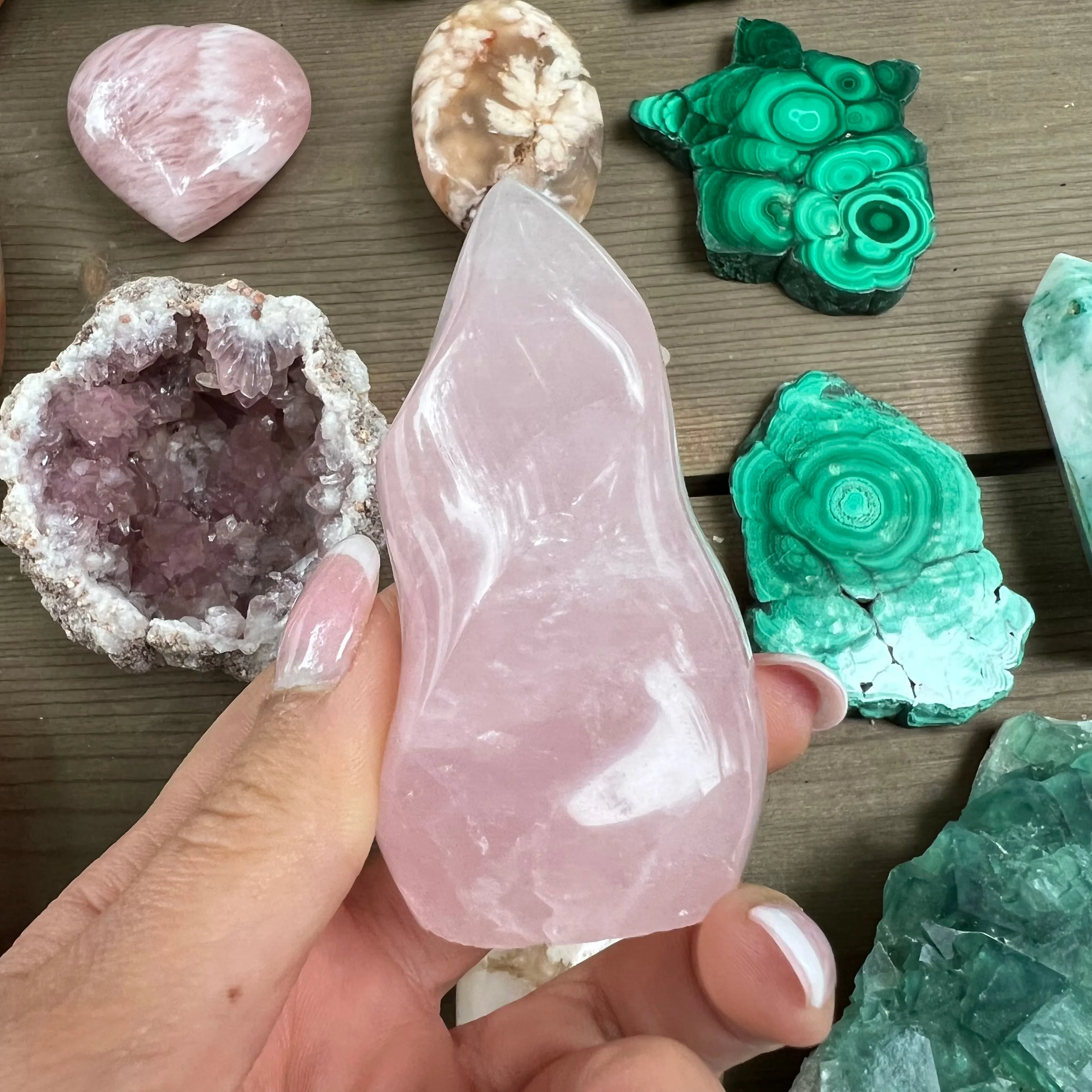 Rose Quartz Flame (#4)