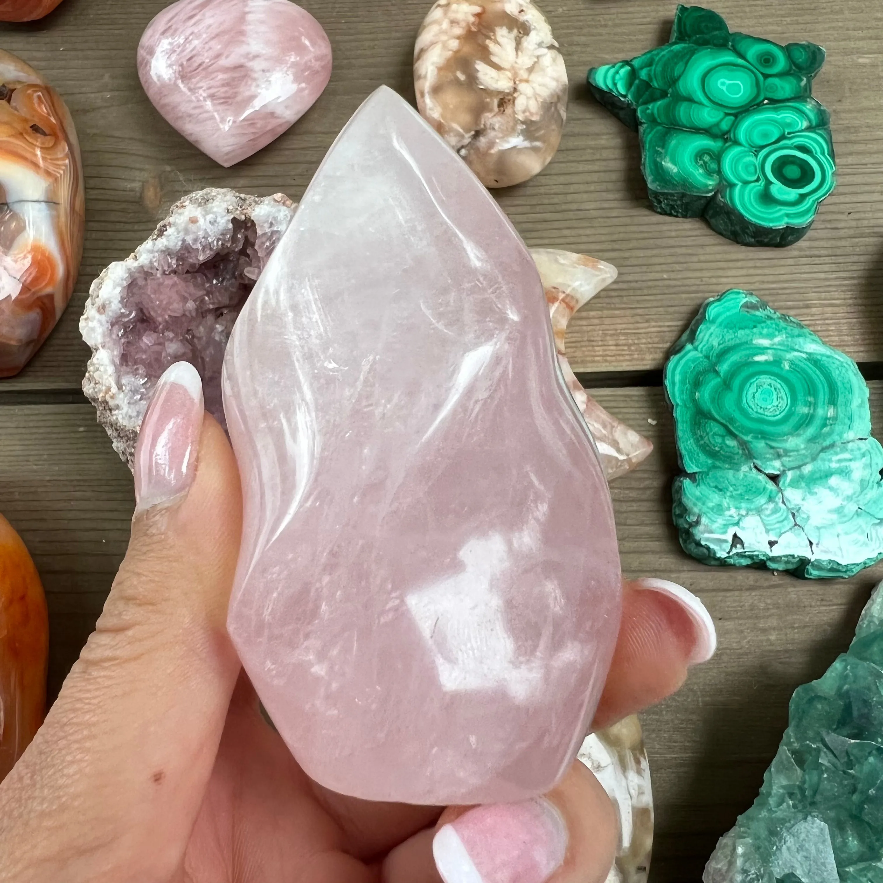 Rose Quartz Flame (#4)