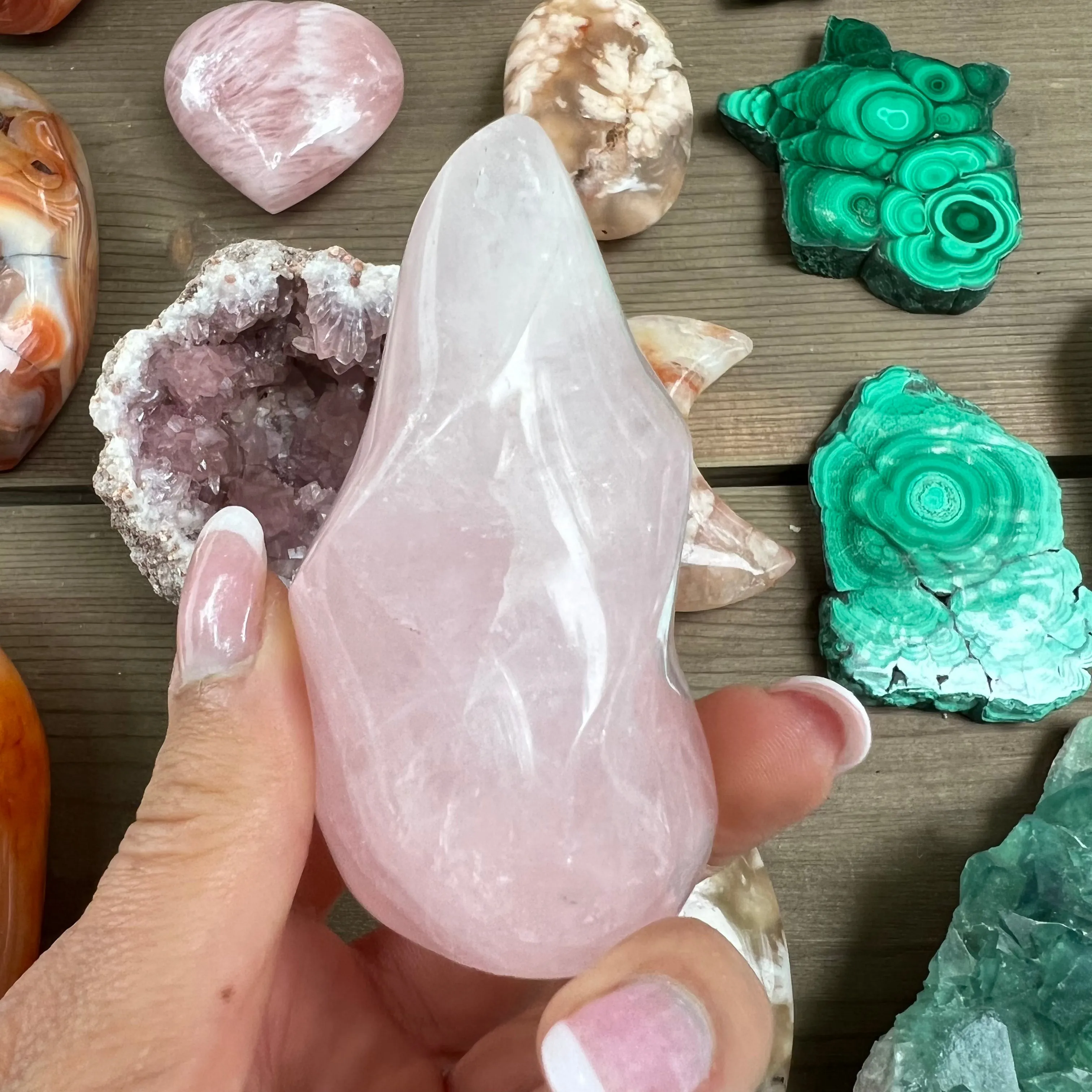 Rose Quartz Flame (#4)