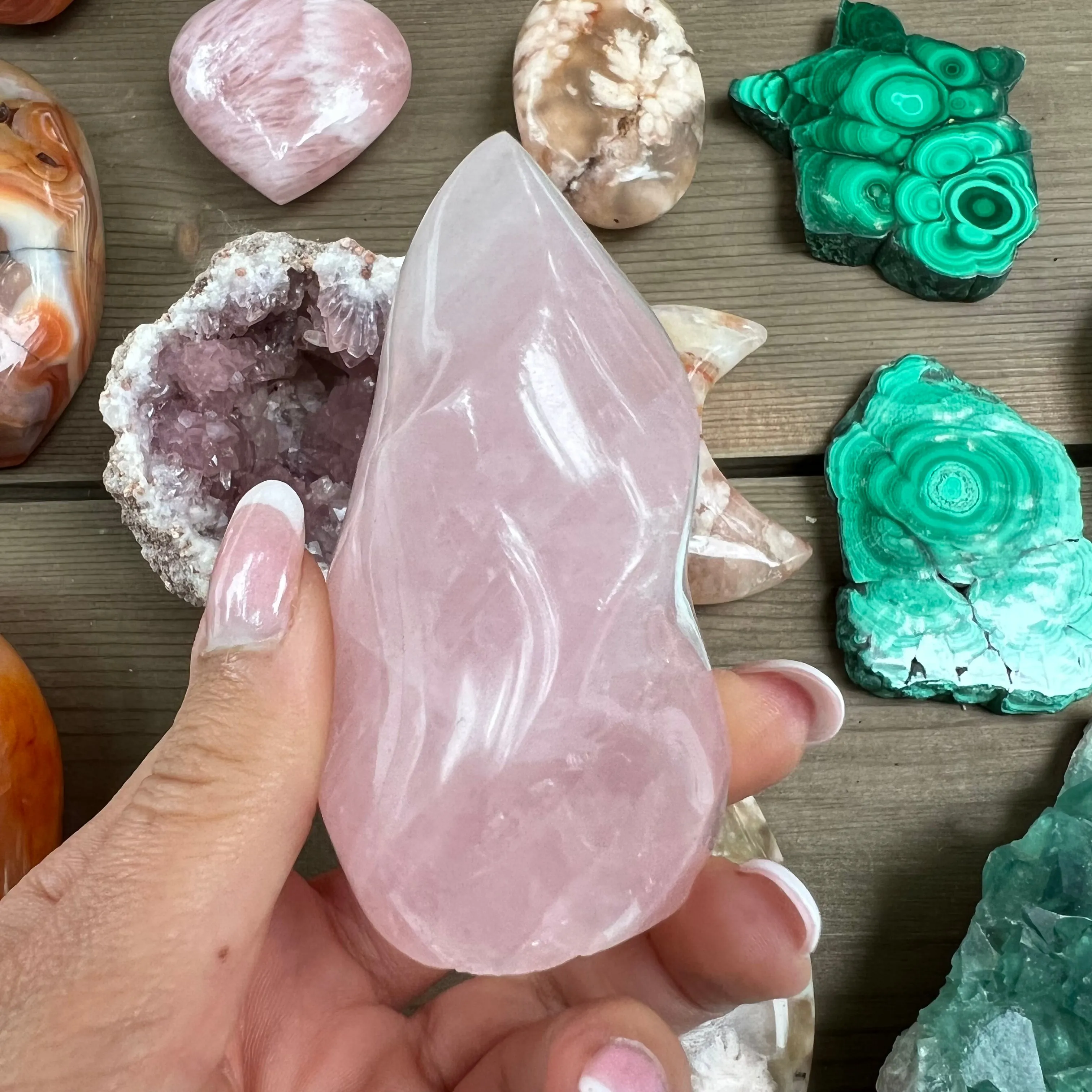 Rose Quartz Flame (#4)