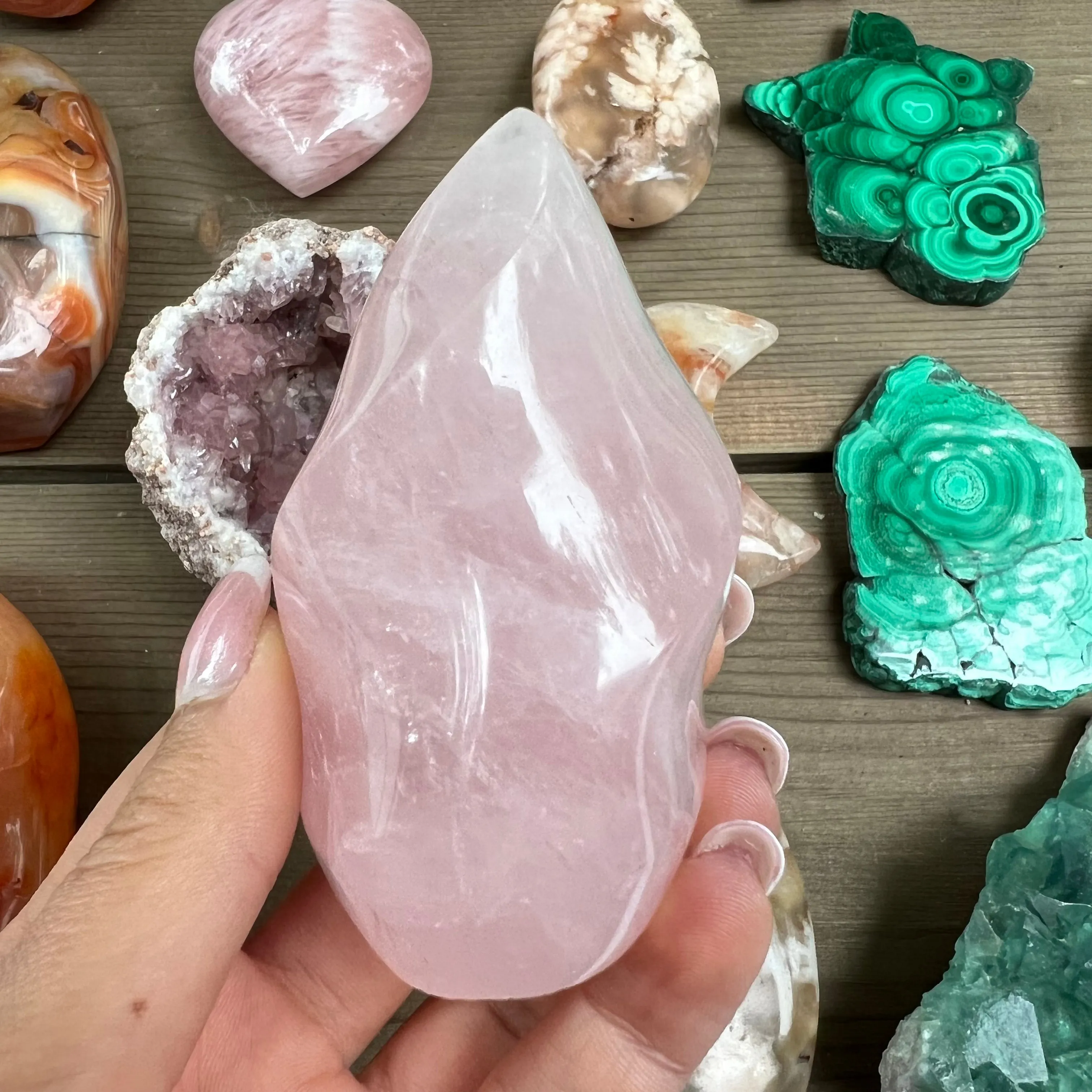 Rose Quartz Flame (#4)