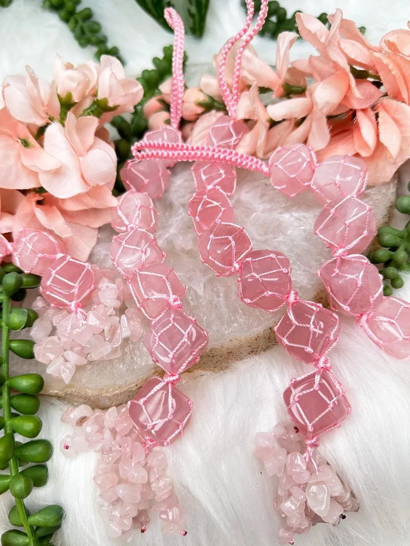 Rose Quartz Hanging