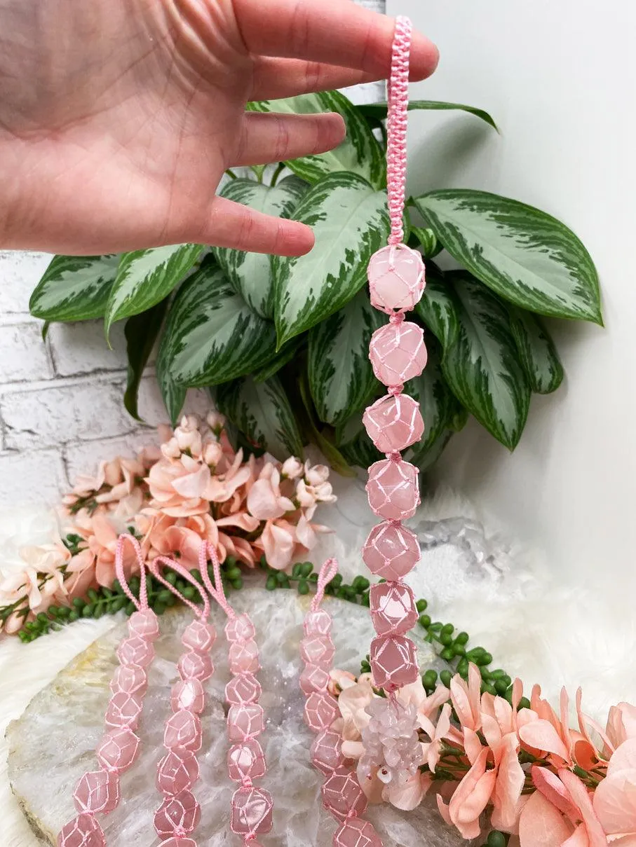 Rose Quartz Hanging