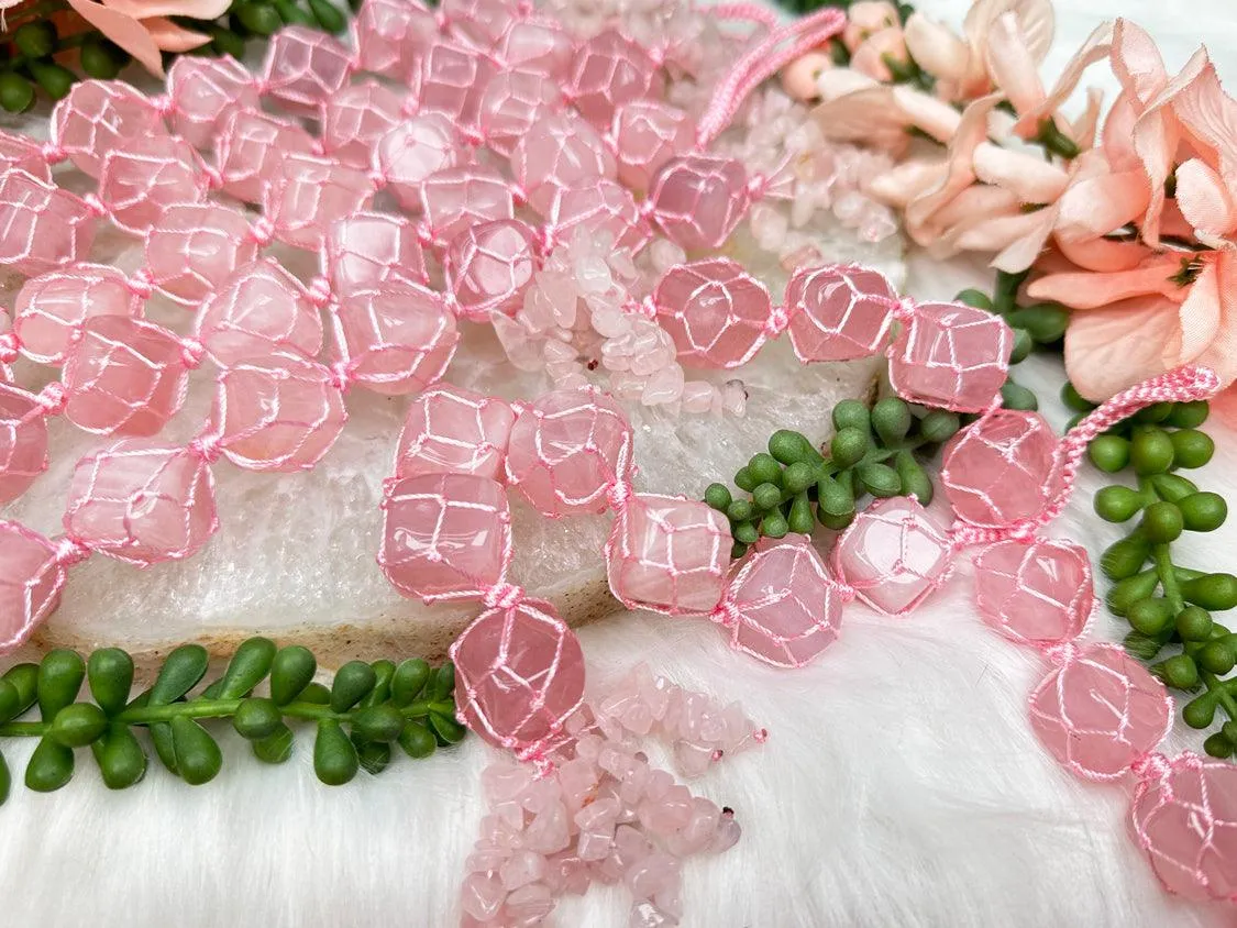 Rose Quartz Hanging