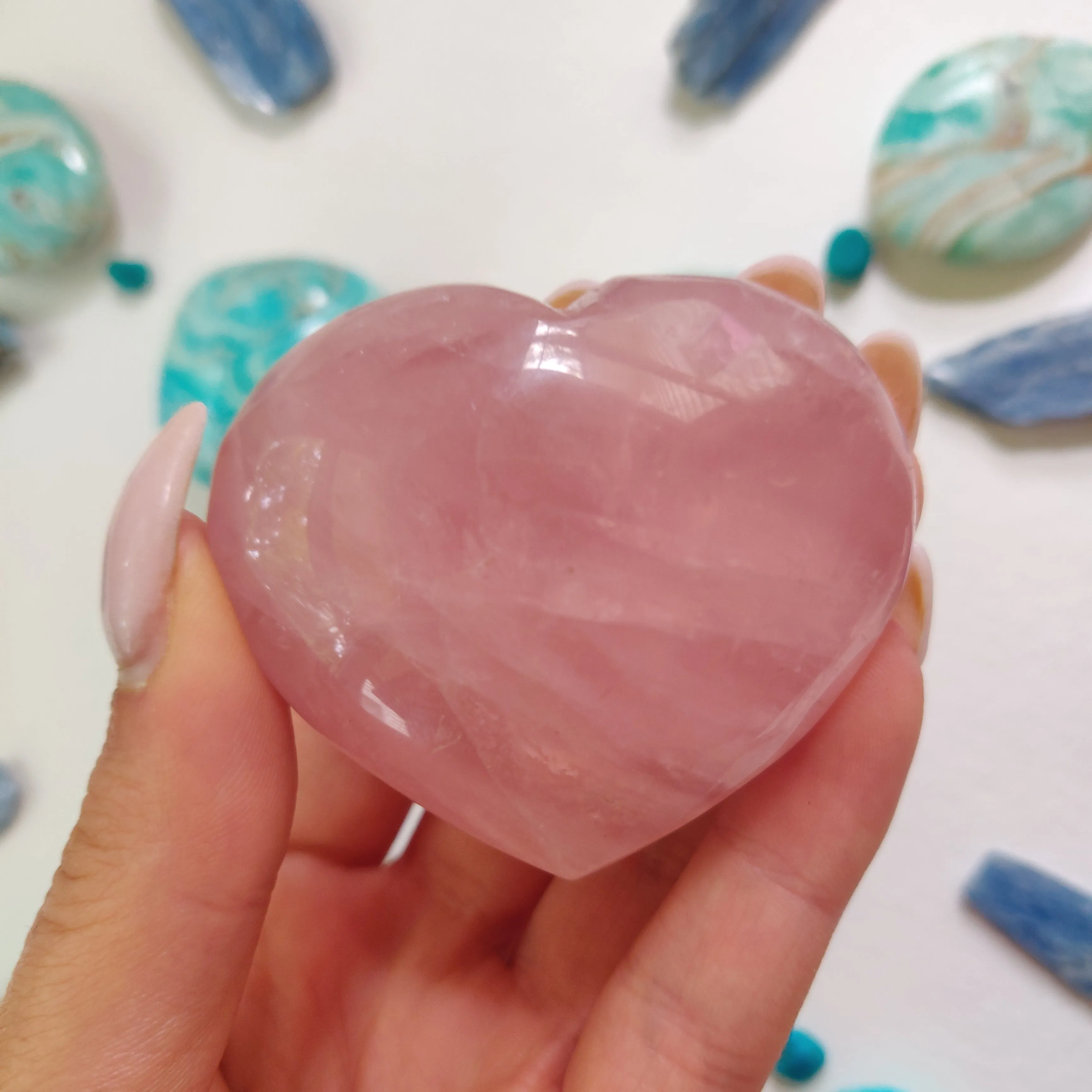 Rose Quartz Heart (#4)